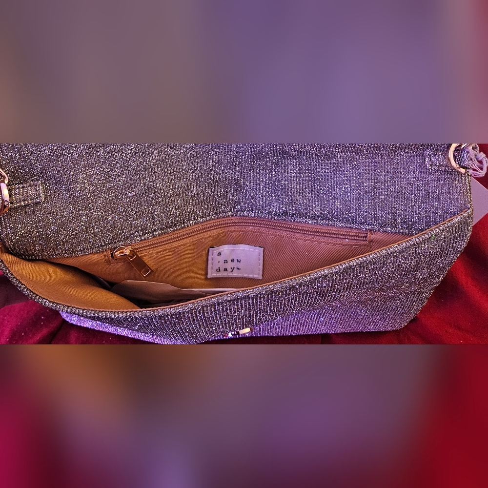 (3) A New Day Silver Clutch Bags - Picture 5 of 7